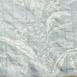 Silk Land Floral Printed Zari Block Print Saree image 4