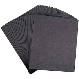 Sarrah 228.6x279.4 mm (9x11 inch) ‎Waterproof 60 Grit Sand Paper Sheet (Pack of ‎20 pcs)-picture-21