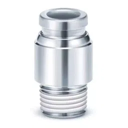 SMC KQG Series Male Connector, 8 mm to R 3/8 Male, Threaded-to-Tube Connection Style, KQG2S08-03S-picture-22