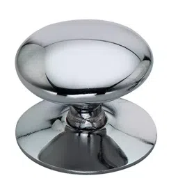 Screw Tight 1.25 Inch Brass Chrome Plated Finish Cupboard Knob Z070204CP-2 (Pack of 2)-image-28