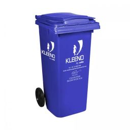 Cello 120 Ltr Blue Kleeno Wheel Dustbin CDB120-picture-0