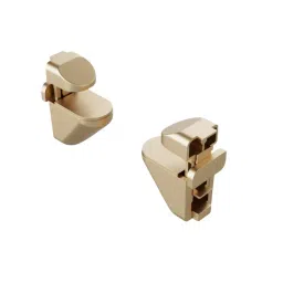 Ebco Adjustable Glass Shelf Support Champagne Finish and 6x12 mm Size for Pole Shelving System, PPDS-AGS (Set of 2)-picture-10