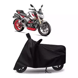 Auto Pearl Bike Cover for Hero XF3R (Black)-picture-37