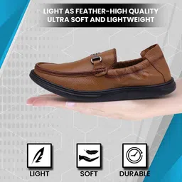 DOCTOR EXTRA SOFT Round-toe Slip-On Formal Shoe image 5