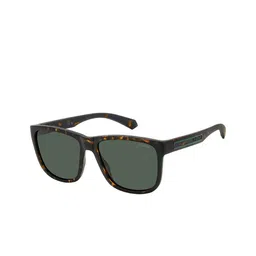 Polaroid Men Rectangle Polarised Sunglasses 206733HGC57UC-Green image 3