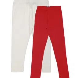 De Moza Girls Pack Of 2 Ankle-Length Leggings-picture-36