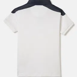 Blue Giraffe Boys Polo Collar Pockets T-shirt image 2