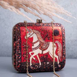 ARTKLIM Printed Box Clutch-picture-15