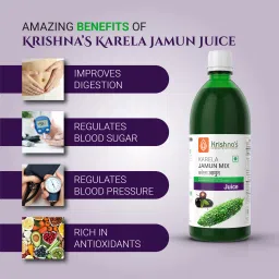 Krishna's Herbal & Ayurveda Karela Jamun Mix Juice image 4