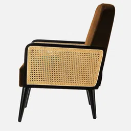 home lifestylez Haden Accent Chair in Brown Colour image 4