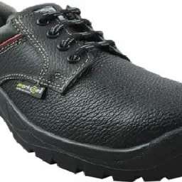 Worktoes Steel Toe Safety Shoes PU Sole UK 6 Black Warren Low image 1