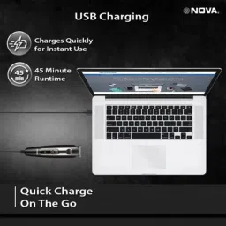 Nova SuperGroom-8 NG1149 Rechargeable Hair & Beard Trimmer for Men - Black(1Pcs) image 5