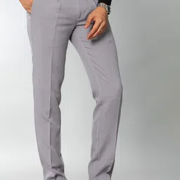 el cielo Men Sharp Skinny Fit Formal Trousers-picture-25