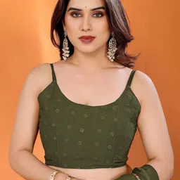 HERE&NOW Women Printed Satin Saree image 2