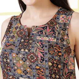 KALAMIR Women Ethnic Motifs Printed Regular Tops image 4
