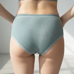 Moda Rapido Ribbed Mid-Rise Basic Briefs image 4