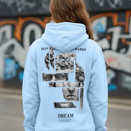 BENNY BROOKS Graphic Printed Hooded Pullover Sweatshirt-image-92