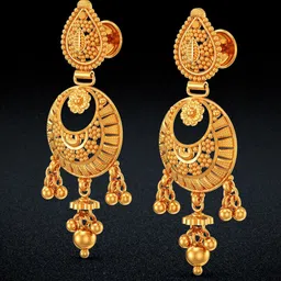 Joyalukkas Women 22Kt Gold Drop Earring - 7.75 g-picture-31