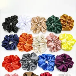 SAMYAK Set Of 12 Scrunchies-image-6