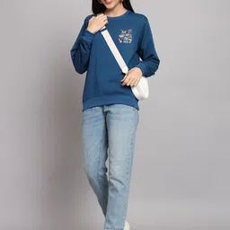 7 ISLANDS Women Printed Sweatshirt image 4