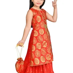 IKONIC FASHION Girls Red Dresses-picture-21