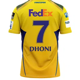 dostitch Men MS Dhoni 7 CSK Jersey-picture-15