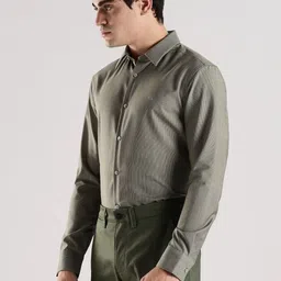 Calvin Klein Jeans Men Slim Fit Pinstripes Striped Casual Shirt image 4