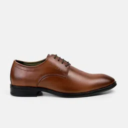 Mochi Men Leather Lace-Ups Round Toe Formal Derbys image 4