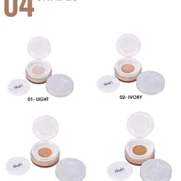 GLAM21 Flawless Finish Loose Compact Powder-8 g Shade-01 Light image 5