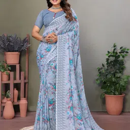Moda Rapido Floral Printed Saree-picture-18