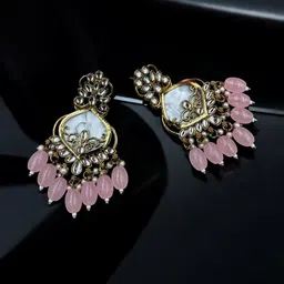 Women Click Geometric Drop Earrings image 5