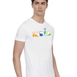 BRATMA Unisex Printed Applique T-shirt image 3