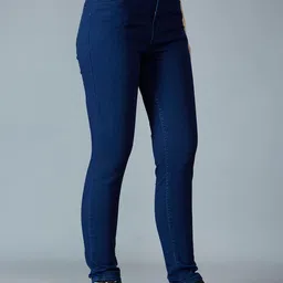 3BUTTERFLIES Women Regular Fit High-Rise Stretchable Jeans image 3