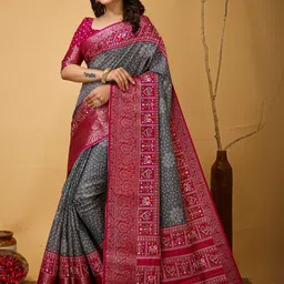 SHOPLANCE Kalamkari Zari Saree-picture-39
