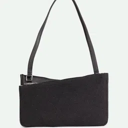 ZOUK Women Textured Baguette Shoulder Bag image 2