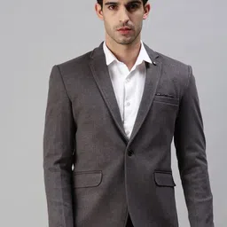 SHOWOFFFF Slim-Fit Single Breasted Blazer-picture-10