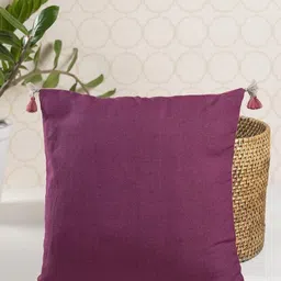ONSETHOMES Magenta Square Cushion Covers image 1