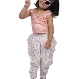Twisha Girls Embellished Top with Dhoti Pants-picture-12