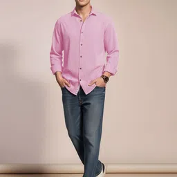 Anouk Rustic Standard Textured Spread Collar Casual Shirt image 3