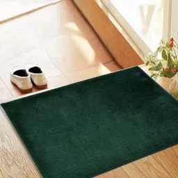 Aura Green Cotton Anti Slip Bath Rug-picture-34