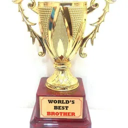 RV Mart Gold-Toned Figurine Living Room Showpiece-4inch image 2