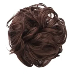 VIEWS Halo Wavy Bun Hair Extension - Brown - 8 Inch-picture-19