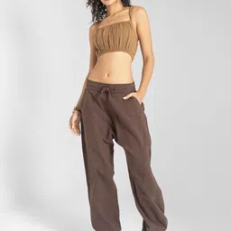 The Veshti Company Women Cotton Parachute Jogger Lounge Pants-picture-11