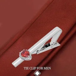 Curren Men Zircon Studded Statement Tie Pin image 5