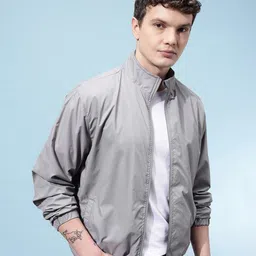 glitchez Mock Collar Windcheater Jacket-picture-29