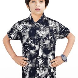MADE IN THE SHADE Unisex Kids Floral Printed Casual Shirt-picture-32