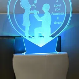 1ST TIME Red & White Printed Acrylic Abstract Shaped Shaped Wall Lamp-picture-46