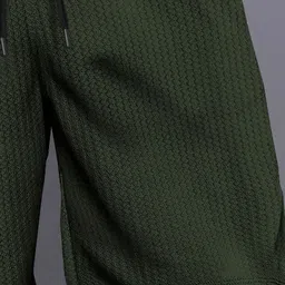 TRIPR Men Textured Mid-Rise Cotton Regular Shorts image 3