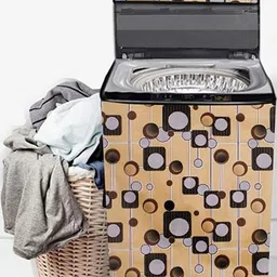 The Furnishing Tree Multi-Coloured Printed Washing Machine Cover image 5