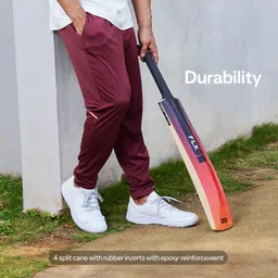 flx Cricket Bat for Hard Tennis Ball Cricket Bat - T900 Power Red image 4